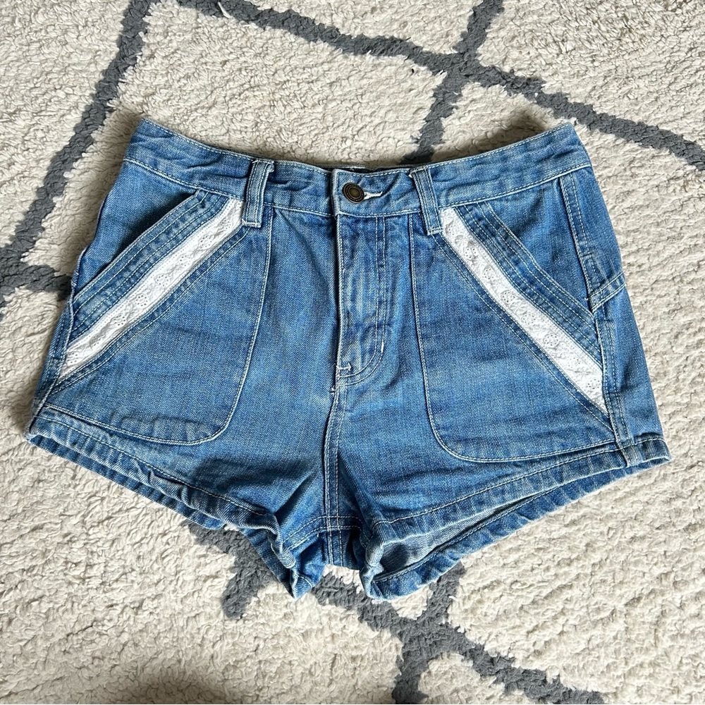 Free People Denim Shorts Size 26